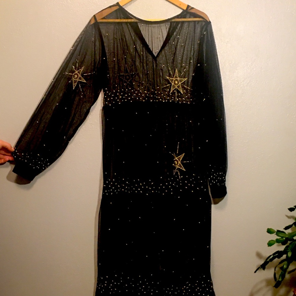 Witchy Mesh dress overlay